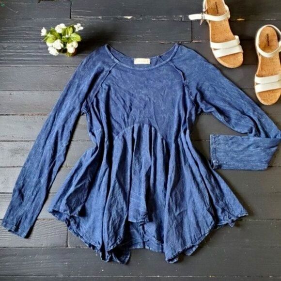 Altar'd State 100% cotton Long Sleeve Blouse - Picture 1 of 8
